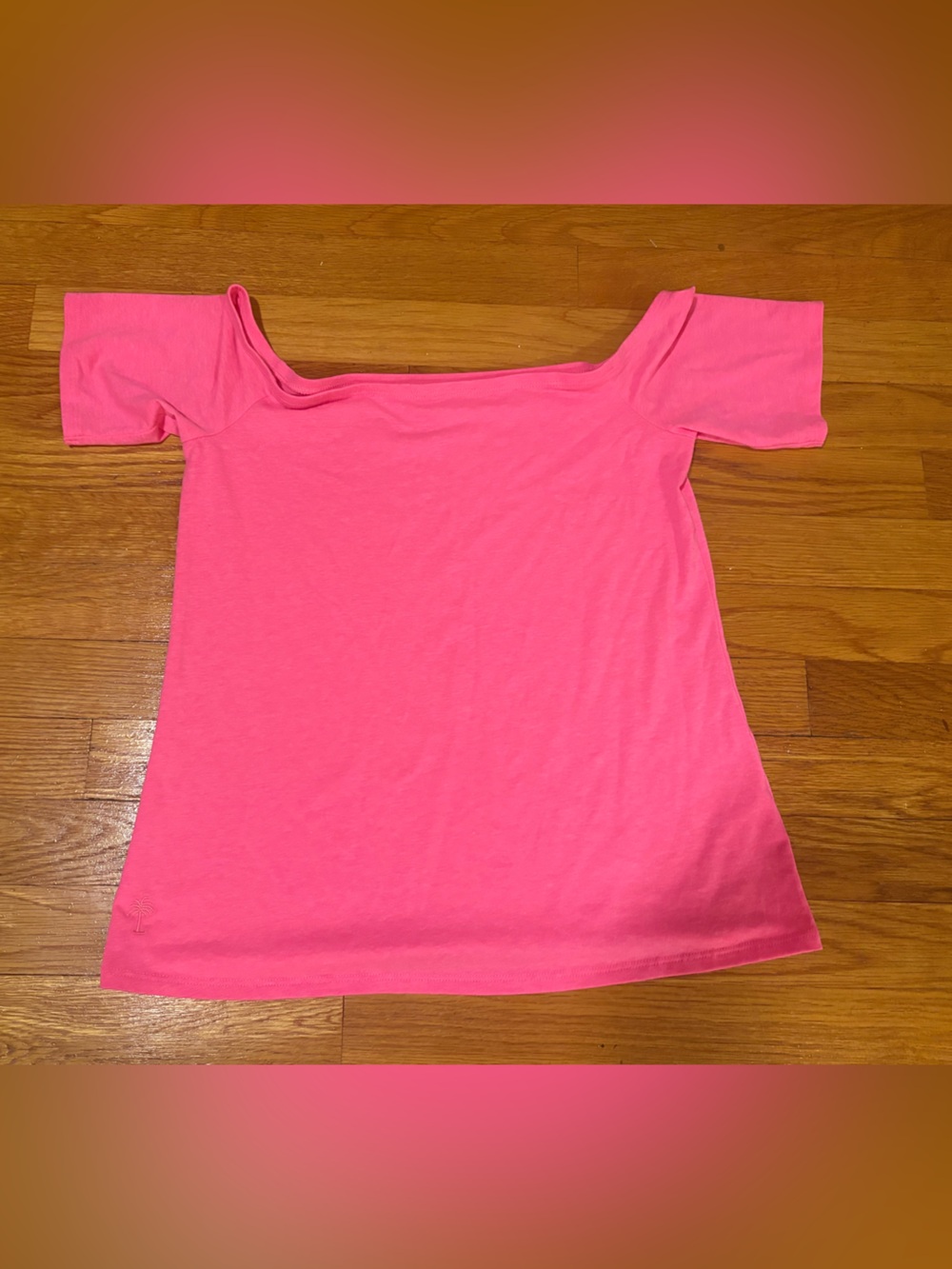 Lilly Pulitzer Pink Off-the-Shoulder Top Size Small
